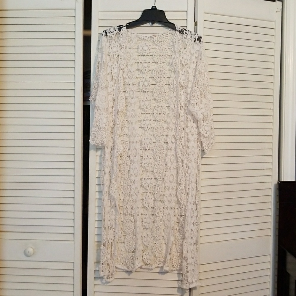 Lace duster